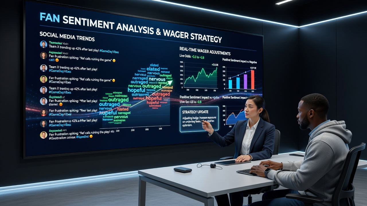 Live horse racing odds board overlaid with social sentiment heat maps