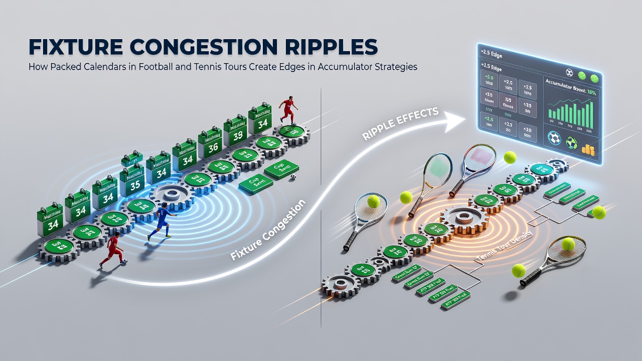 Football and tennis players navigating dense match schedules that influence accumulator betting patterns