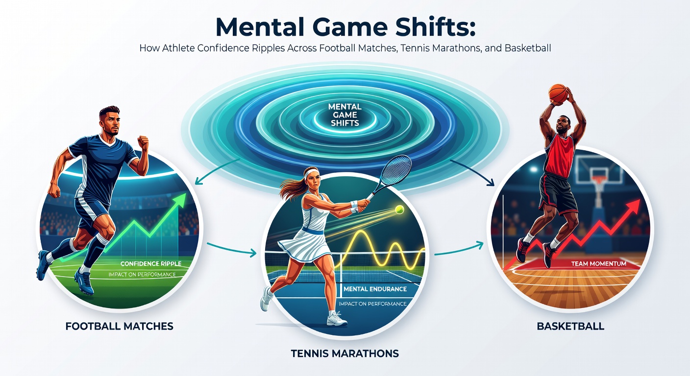Detailed view of athletes maintaining focus and composure in high-pressure situations across multiple sports