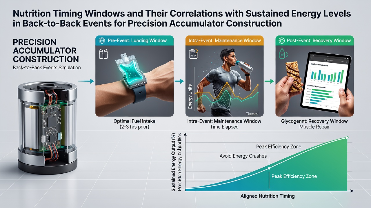 Athletes refueling during back-to-back competition windows with nutrition timing charts