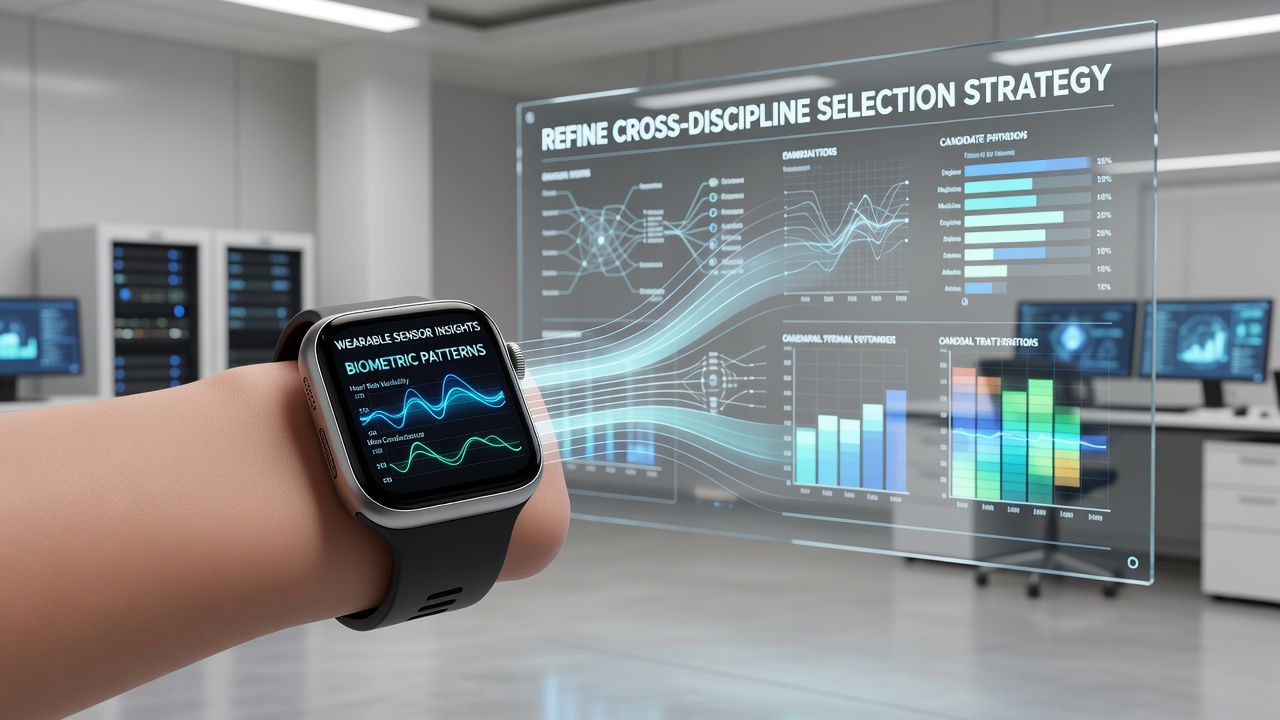 Detailed biometric dashboard displaying real-time sensor data from athletes across different sports